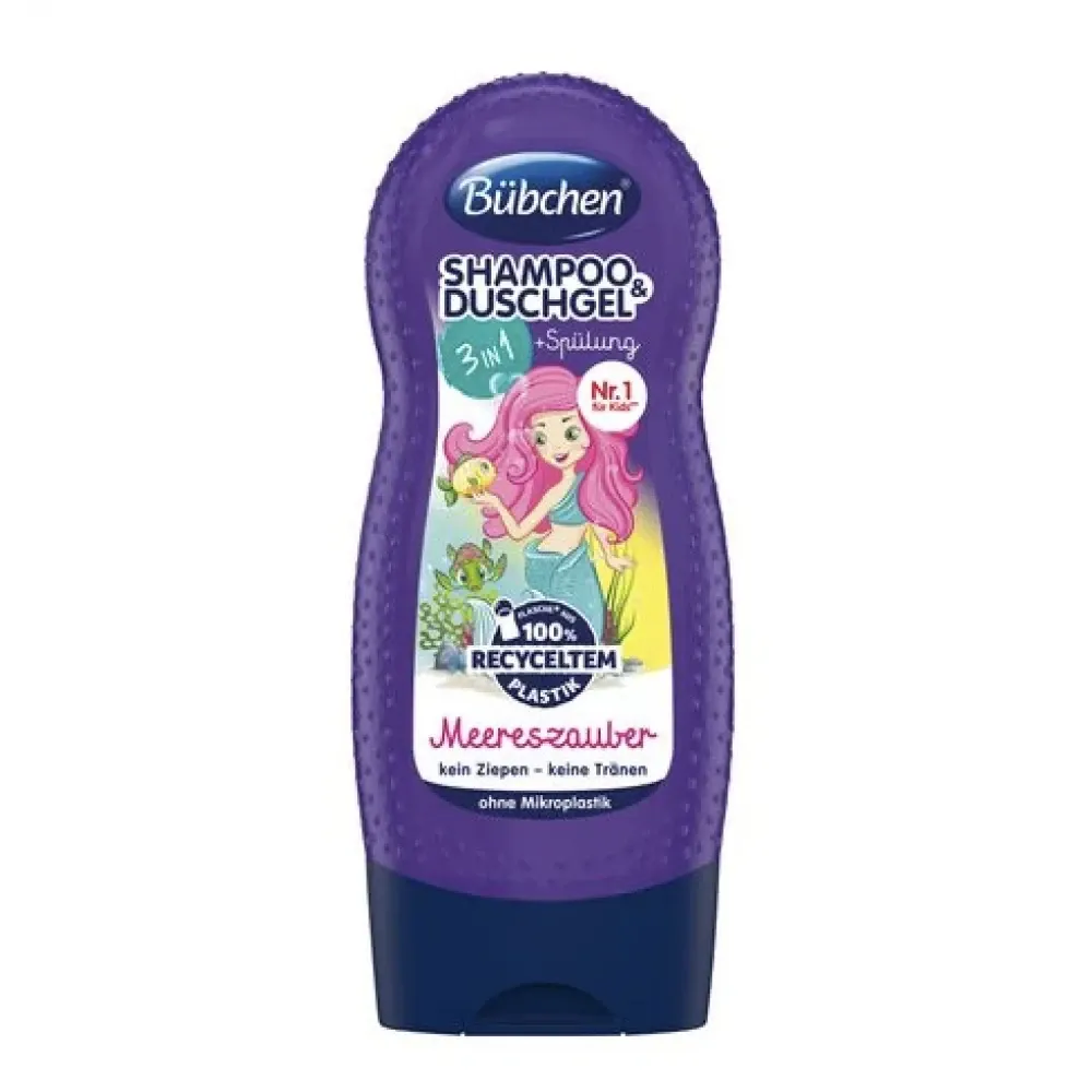 Дитячий шампунь-гель для душу Bubchen Русалочка, 230 мл Київ - фото 1