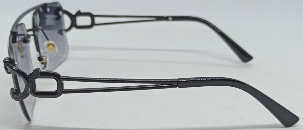 Брендовые стильные унисекс очки от солнца черный металл с градиентом. Киев - изображение 5