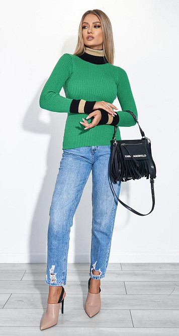 Гольф із горлом у смужку (42-44) Київ - фото 4