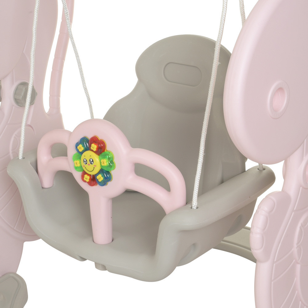 Детский игровой комплекс Bambi 3в1 горка качеля баскетбол (YG2020-2-8) для детей Киев - изображение 4