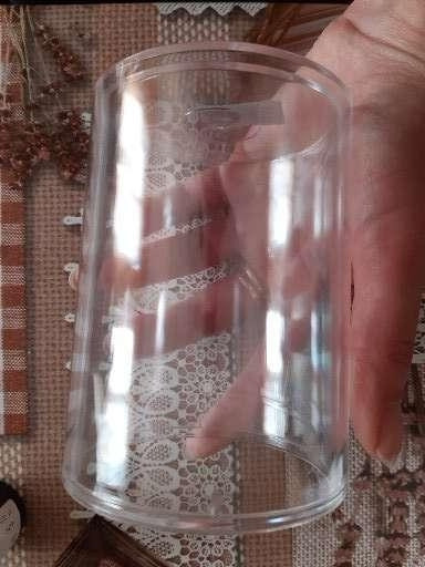 Органайзер для косметики (диаметр 8см, высота 11см) изготовлен из качественного пластика Киев - изображение 2