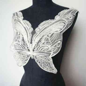 Аплікація на одяг Метелик білий Київ