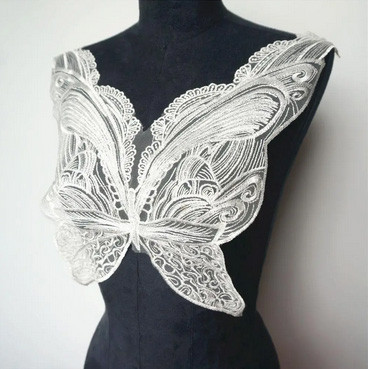 Аплікація на одяг Метелик білий Київ - фото 1