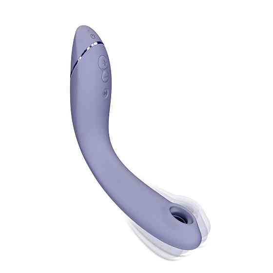 Вакуумный стимулятор для точки G и клитора с вибрацией Womanizer OG Lilac, 12 уровней, 3 режима Sex Aura Киев