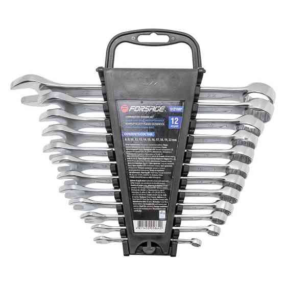 Набір ключів комбінованих 12 предметів (6,8,10,12-19,22мм) Forsage F-5121MP Одесса