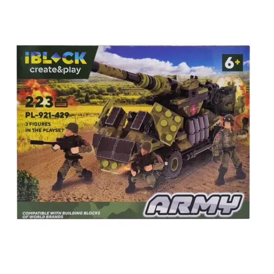 Конструктор 223 елем. "IBLOCK""Армія" PL-921-429, шт Київ