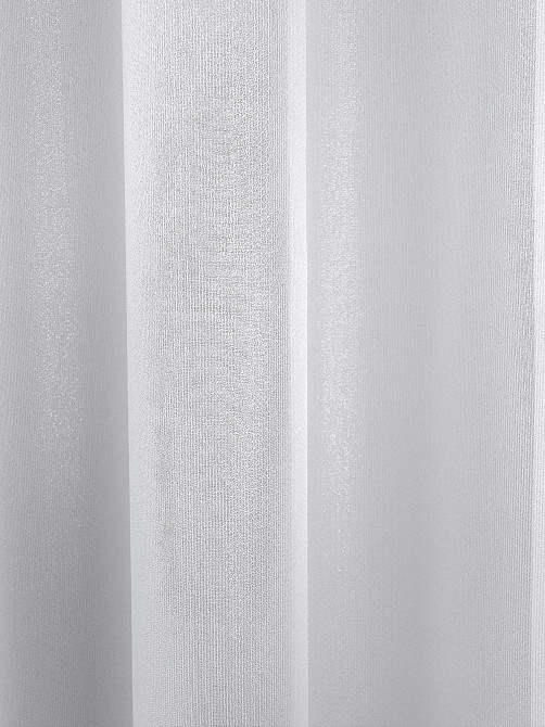 Тюль VR-Textil 2128т Креп с блеском однотонный Белый 400х270 см (42-1373) Киев - изображение 5
