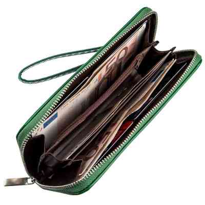 Гаманець Kivi З екошкіри Зелений (19034) Вінниця