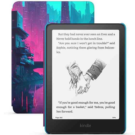 Электронная книга Amazon Kindle Paperwhite Kids (12th Gen) 16GB Black with Cyber City Cover_JP ( 17919 ) Харків