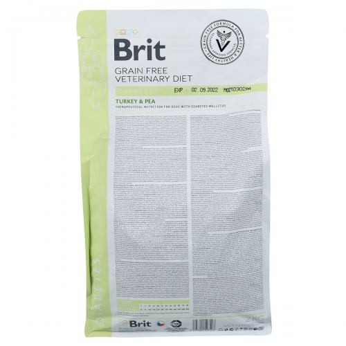 Корм сухой Brit Grain VetDiet Dog Diabetes для собак с сахарным диабетом с индейкой и горохом 2 кг Киев - изображение 6