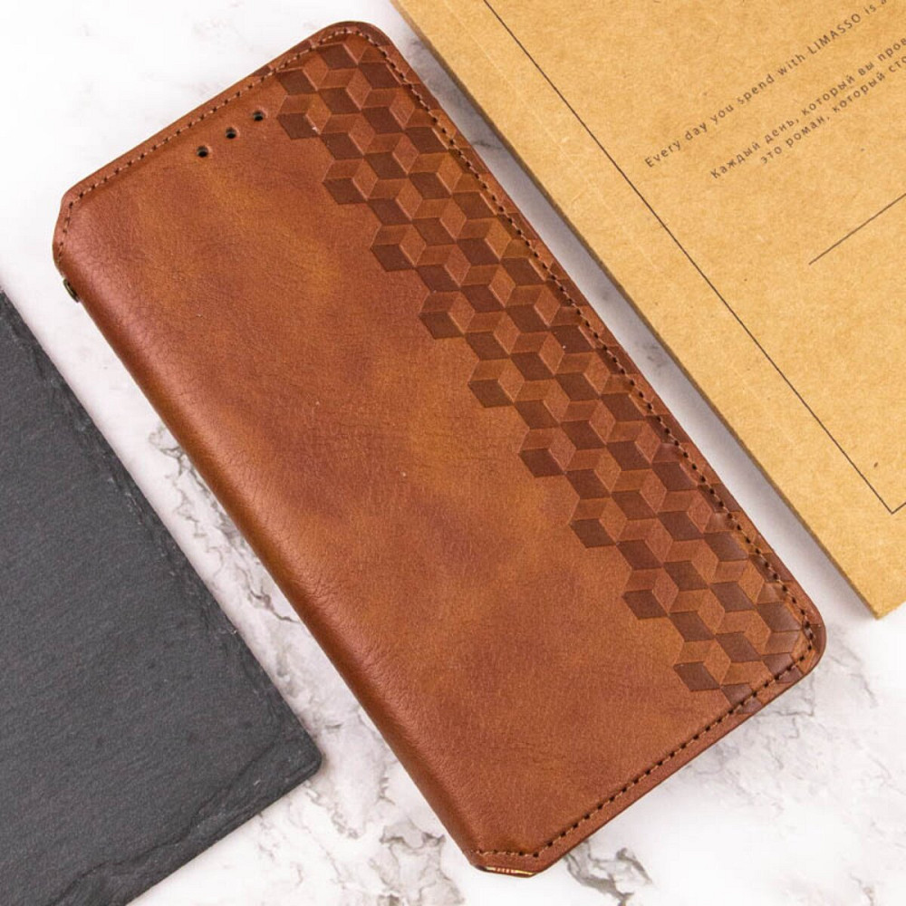 Чохол-книжка для смартфона Rubic Leather for Samsung Galaxy M15/F15 5G Brown (RUBICSAM15/F155GBrown) Київ - фото 4