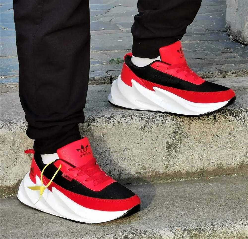 Кроссовки Adidas $harks Мужские Адидас Черные Акулы Красные (размеры: 40,42) Днепр - изображение 7