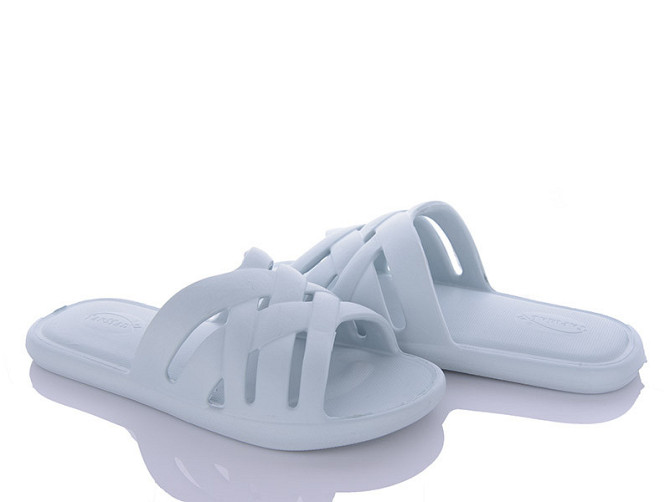 Жіночі шльопанці пінка блакитний foam Київ - фото 2