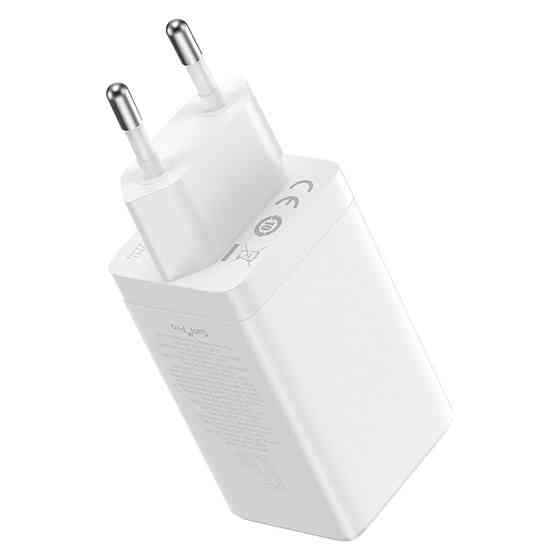Мережевий зарядний пристрій з кабелем Baseus GaN5 Pro Fast Charger 2C+U 65W  EU  White (Baseus Xiaobai charging Cable Type-C  to Київ