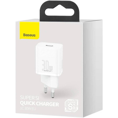 Зарядное устройство Baseus Super Si quick charger IC 30W white (CCSUP-J02) Винница - изображение 11