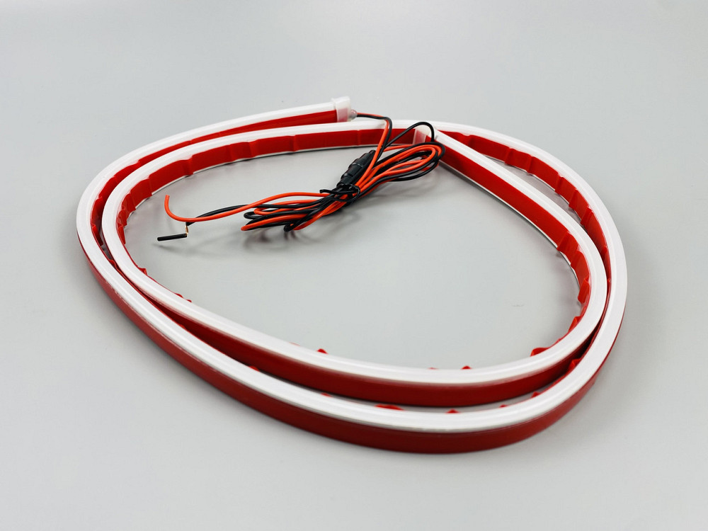 Стрічка LED додаткового підсвічування фар Гнучка світлодіодна смуга освітлення денні ходові вогні Мукачево - фото 1