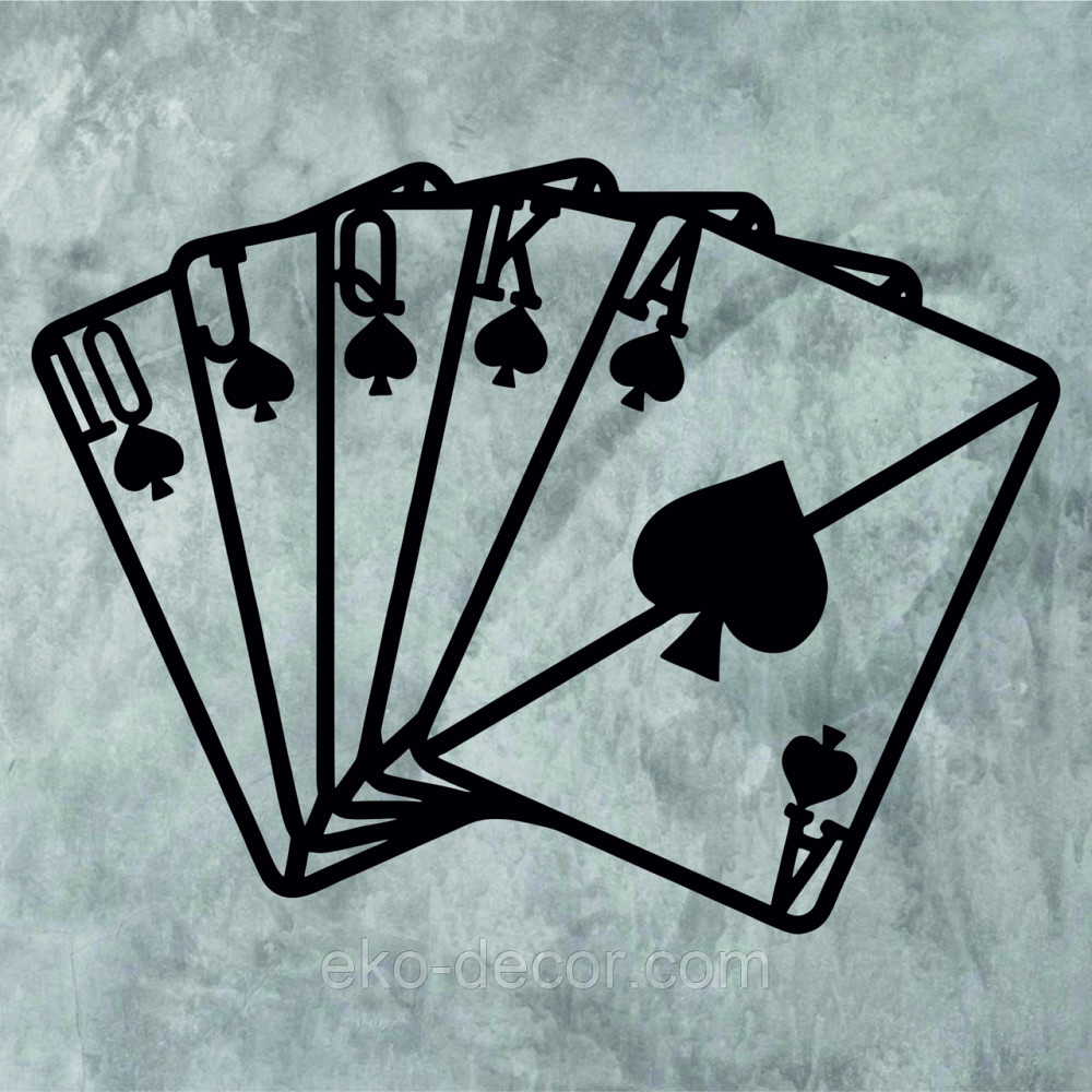 Декоративне настінне Панно «Карты» Декор на стіну Київ - фото 5