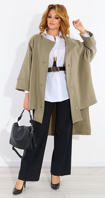 Теплий асиметричний кардиган Київ - фото 4