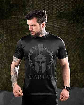Тактична потовідвідна футболка OBLIVION Spartan black ДЛ6525 Київ