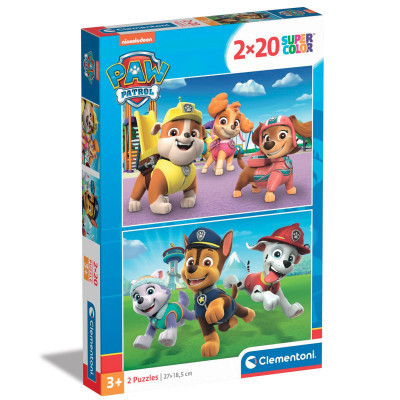 Пазл Clementoni Paw Patrol. New, 2 шт. по 20 элементов (24800) Винница - изображение 1