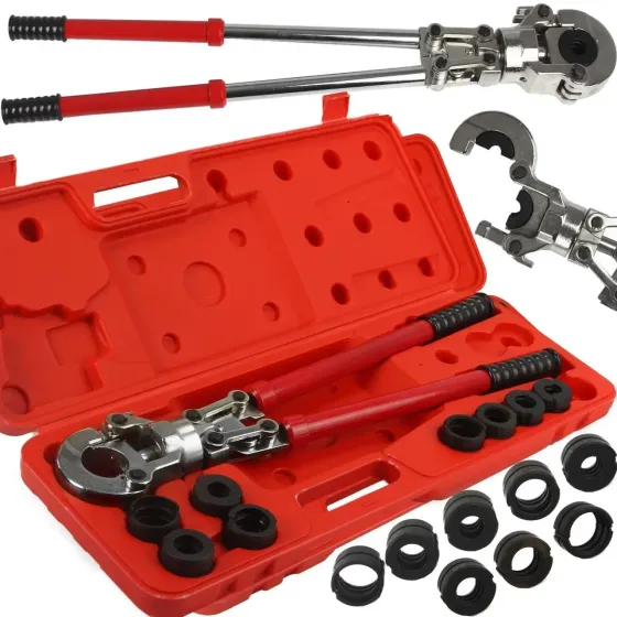 Гідравлічний обтиск для PEX труб MAR-POL – кейс + 8 штампів Львів