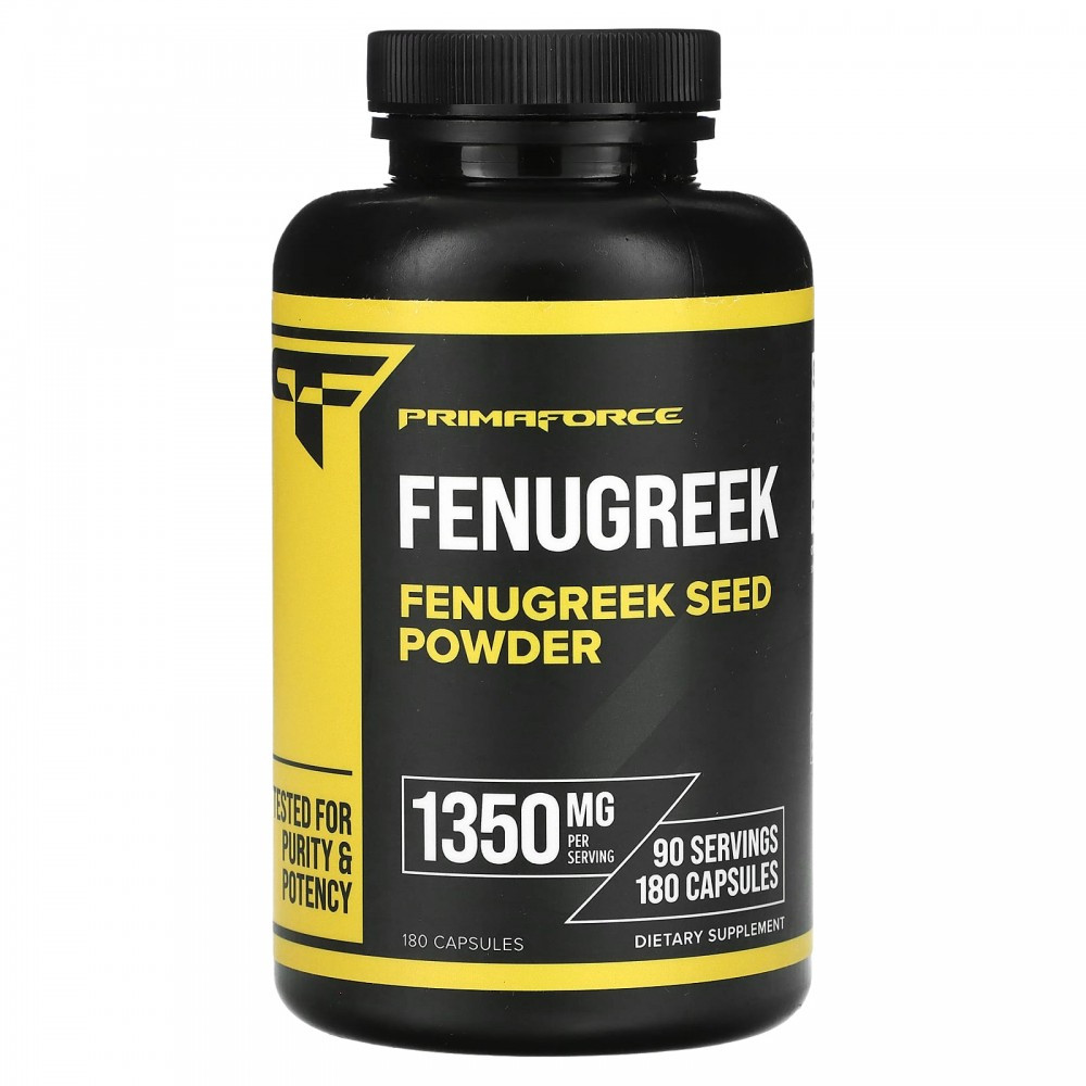 Семена пажитника Primaforce Fenugreek Seed Powder, 675 mg, 180 Capsules Луцк - изображение 1