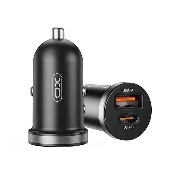 Автомобільний зарядний пристрій XO CC56 Plastic mini 30W чорний Львів