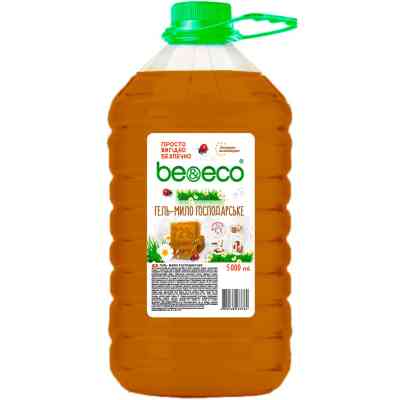 Гель для прання Be&amp;Eco мило господарське коричневе 5 л (4820168433764) Вінниця