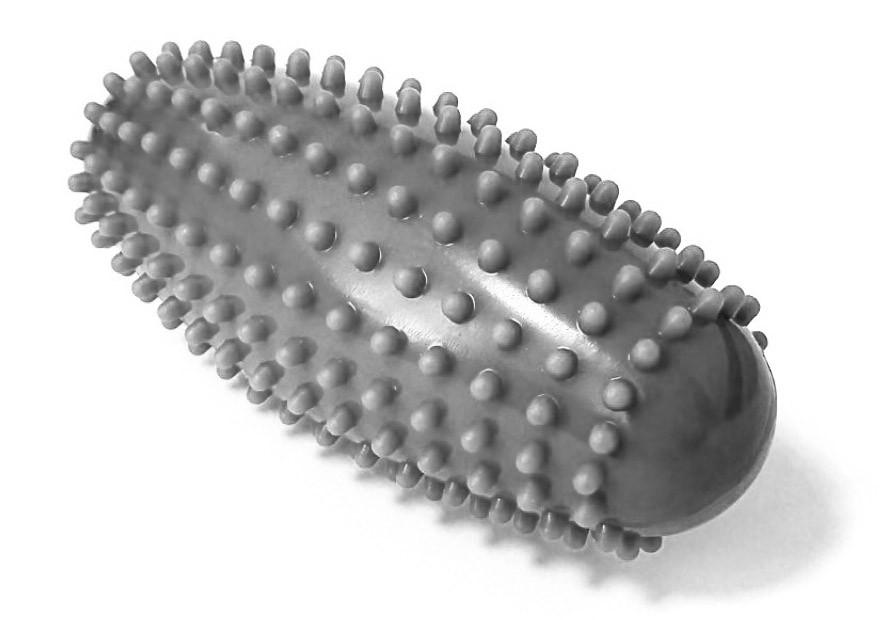 Масажний ролик Almond EasyFit овальний з шипами сірий Коломыя - изображение 1