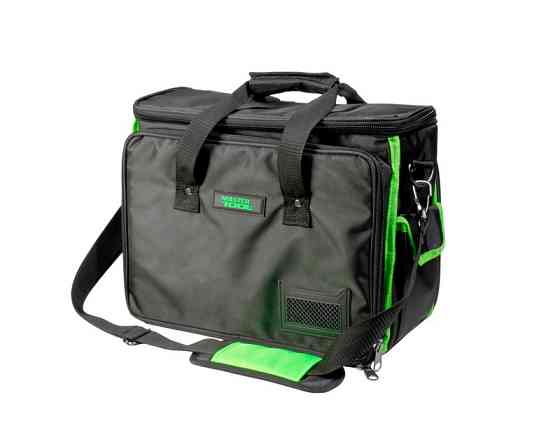 Сумка для інструментів монтерська MASTERTOOL 400х180х310 мм 30 кишень посилене дно знімний ремінець 1680 DEN 79-1936 Коломия