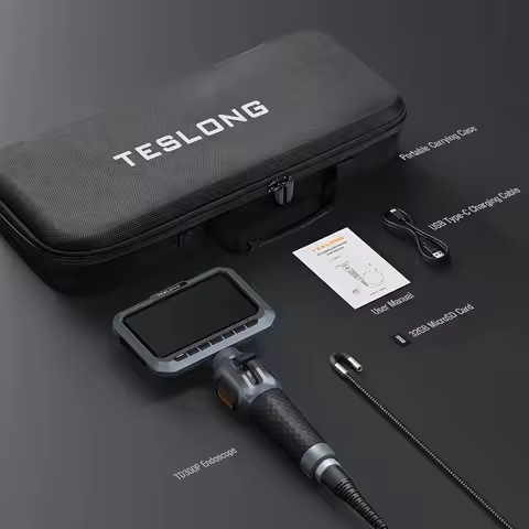 Ендоскоп автомобільний Teslong TD300Р 5.5 мм (1 камера) 1.5 м 5 дюймів екран Вінниця - фото 2