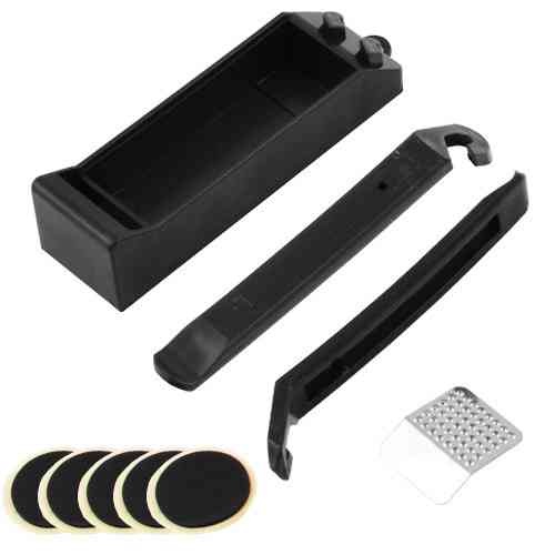 Ремкомплект для велосипеда (латки - 5 шт, бортировки, терка для зачистки) Днепр