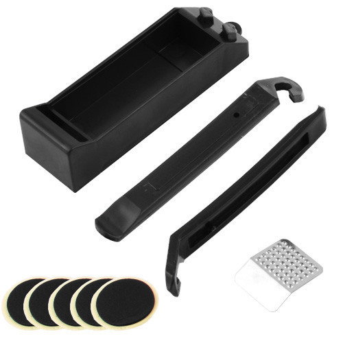 Ремкомплект для велосипеда (латки - 5 шт, бортировки, терка для зачистки) Днепр - изображение 1