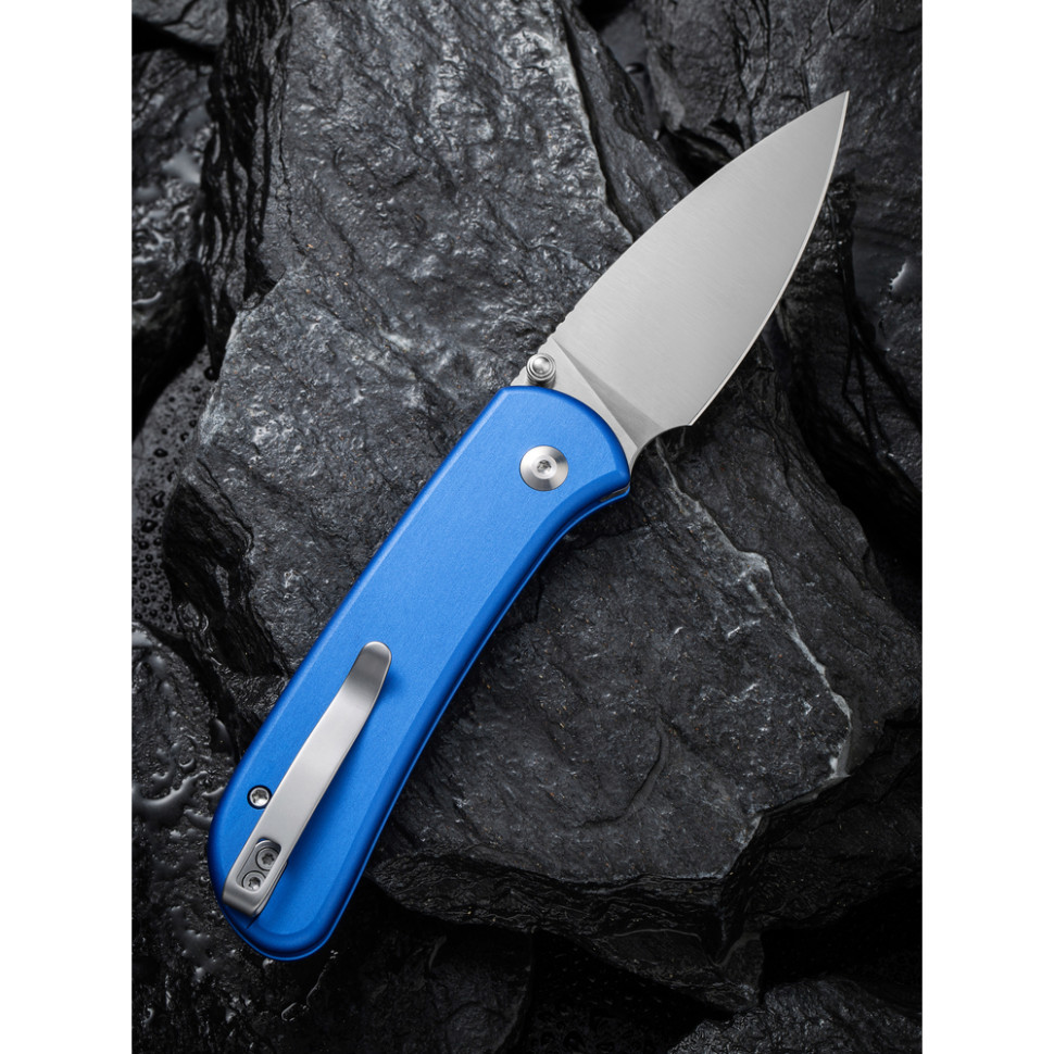 Ніж складаний кишеньковий Civivi Qubit, (7.6 см) 14C28N / Aluminum синій Киев - изображение 11