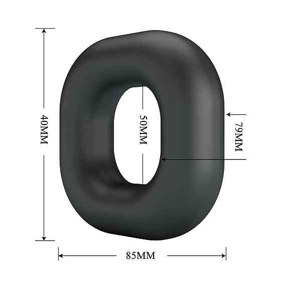 Ерекційне кільце Crazy Bull - Walden Super Soft Silicone Cock Ring, BI-210242 Sex Aura Київ