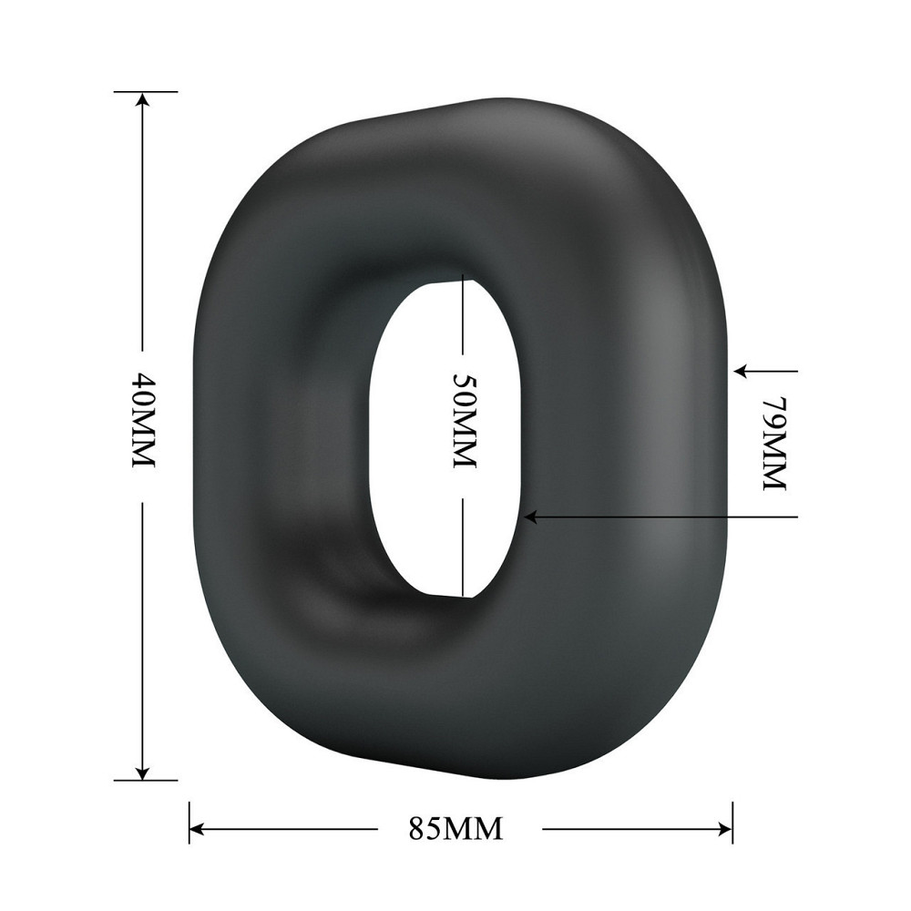 Ерекційне кільце Crazy Bull - Walden Super Soft Silicone Cock Ring, BI-210242 Sex Aura Київ - фото 6