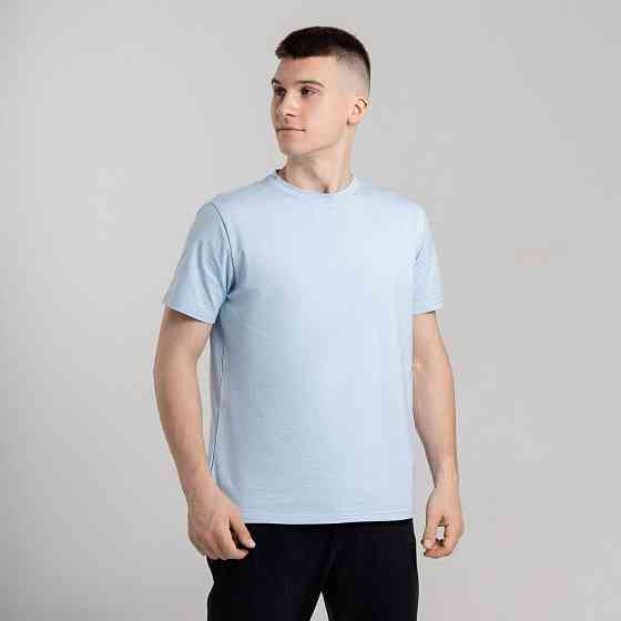 Мужская футболка светло-голубая Pobedov Peremoga Киев