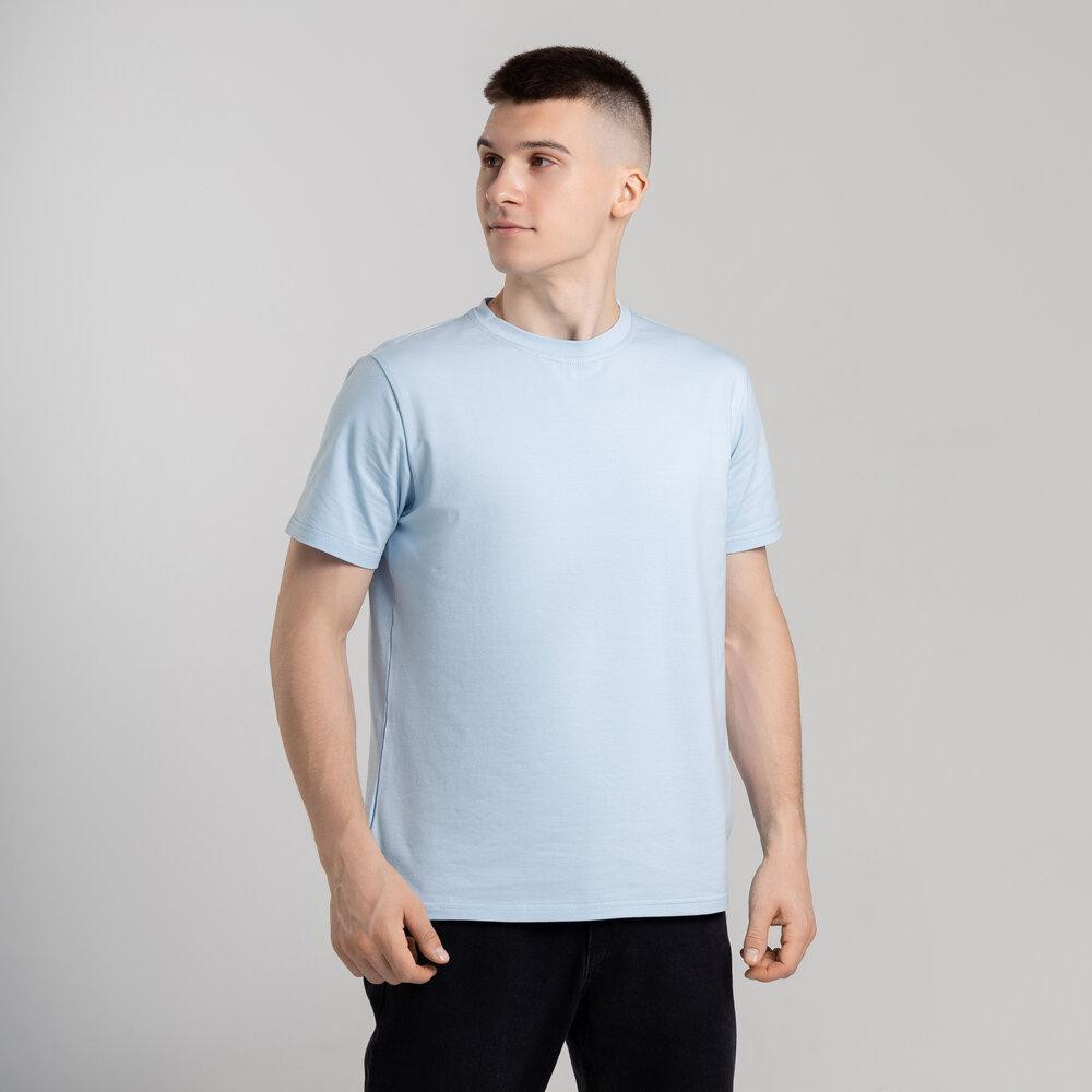 Чоловіча футболка світло-блакитна Pobedov Peremoga Київ - фото 1