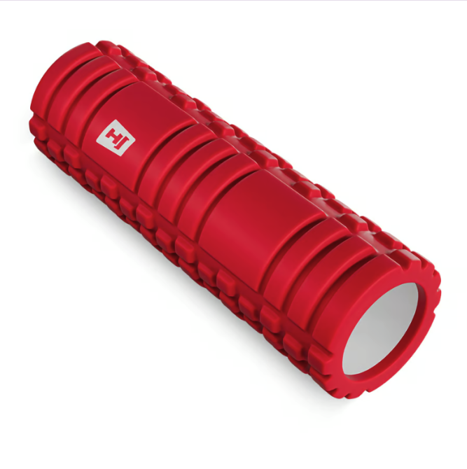 Ролер масажер (валик, ролик) Hop-Sport EVA 45 см червоній Київ - фото 10