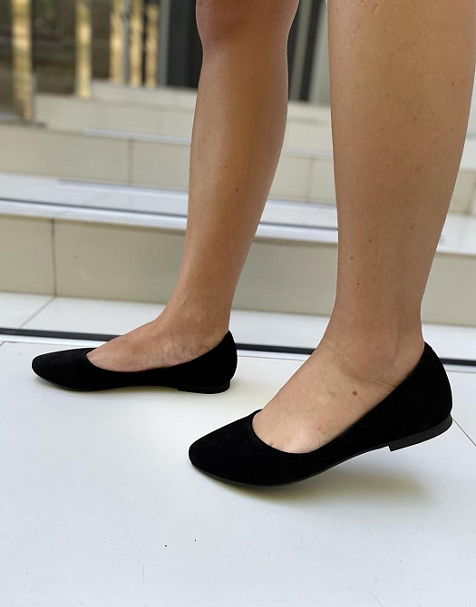 SEE SEVEN Балетки жіночі SEE SEVEN 17 чорні (весна-осінь, замша натуральна) (3840) лише 37р.38р Коломыя - изображение 4