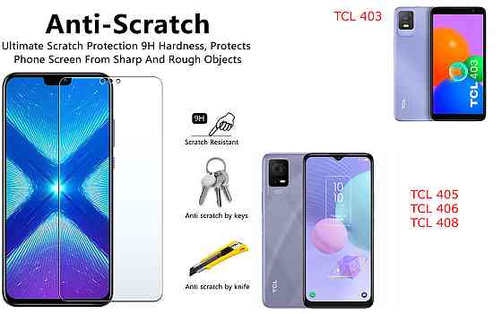 Защитное стекло NeoGlass для TCL 403, TCL 405, TCL 406, TCL 408 – ультрапрозрачное и устойчивое Киев