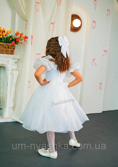 Святкова пишна біла сукня для дівчинки Кривий Ріг - фото 8
