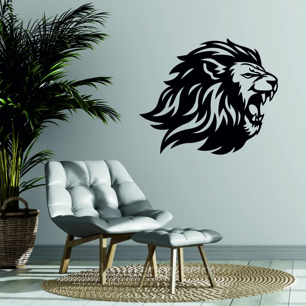 Настенный декор Панно  «Лев»  Декор на стену Киев - изображение 1