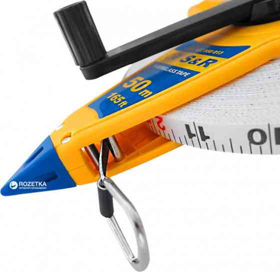 Рулетка S&R Fiberglass Tape 50 м x 13 мм (422950013) Коломия