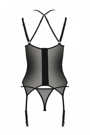 Корсет Passion DROSERA CORSET black S/M - ECO Passion Львів