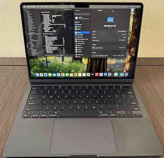 Ідеал!Macbook Air 13” M2 16/256Gb акб:100% Midnight. Харків