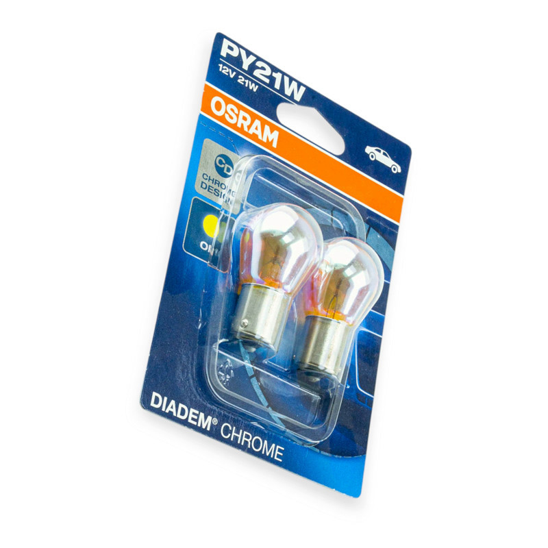 Автолампа 12V PY21W BAU15s DC смещ.цоколь (пара) A Мукачево - изображение 1