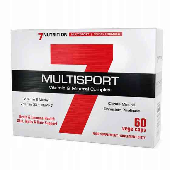 Витаминно-минеральный комплекс 7 Nutrition Multisport Vitamin & Mineral Complex, 60 caps Луцк