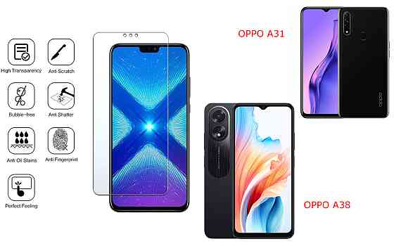Защитное стекло NeoGlass для OPPO A31, OPPO A38 – ультрапрозрачное и устойчивое Киев