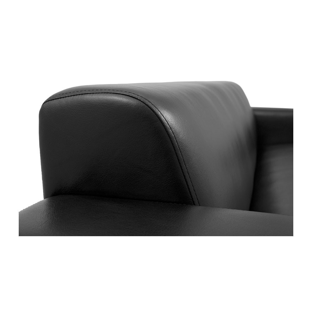 Диван Bruno Трійка 210*83*75H Екошкіра Чорний Київ - фото 7